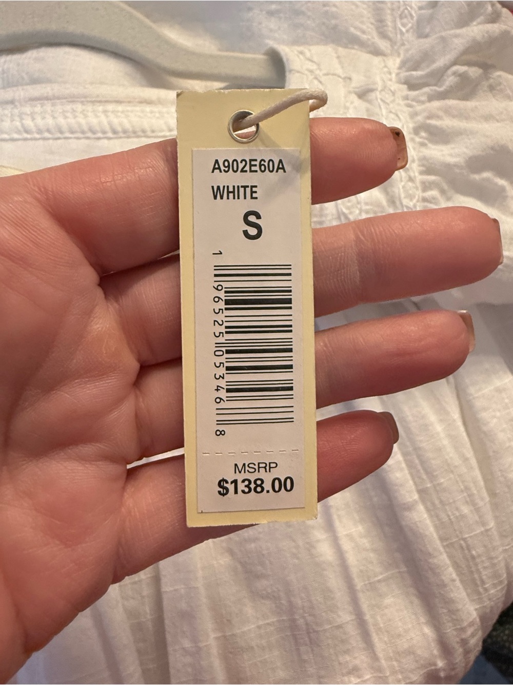 NWT Max Studio White Flutter Sleeve Boho Dress – Size Small - Picture 6 of 7